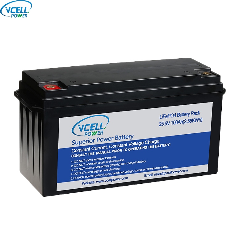 24V 100Ah Deep Cycle LiFePO4-Batterie