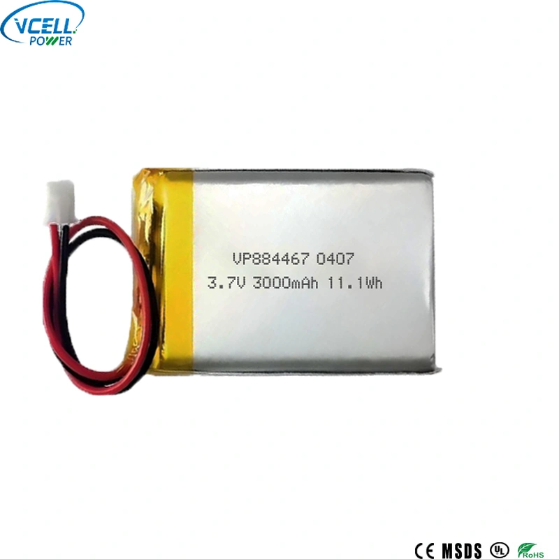 3000 mAh 3,7 V 884467 LiPO-Akku