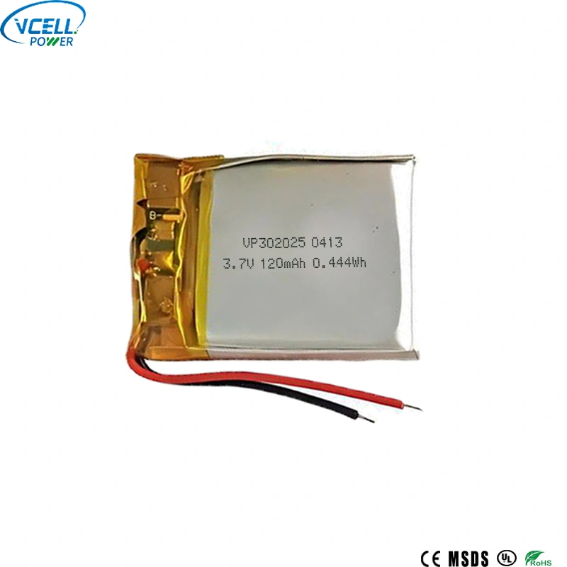 302025 3,7 V 120 mAh Lithium-Polymer-Akku