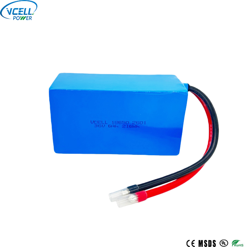 36V 6000mAh 10S3P 18650 Lithium-Ionen-Akku